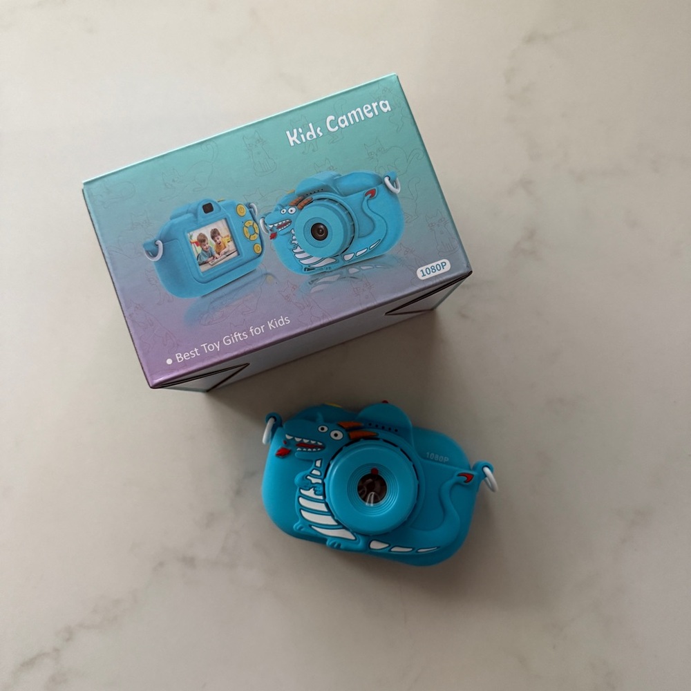 Blue Monster Kids Digital Camera 1080p Dual Lens Photo & Video